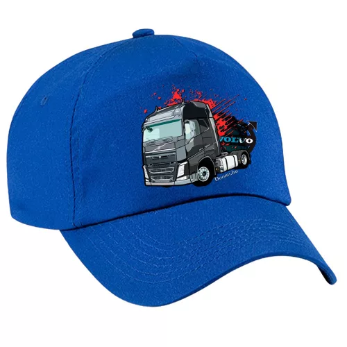 modrá látka volvo dieťa baseballová čiapka