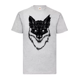 líškové sivá tričko