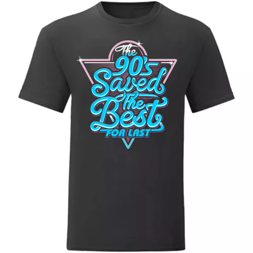 the 90's saved…čierna tričko