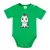 zebra krátky rukáv bábätká telo zelená