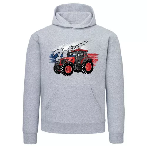 mikina s kapucňou zetor c. 170 svetlo šedá