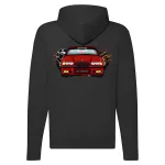 bmw e36 zips čierna mikina