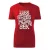 less stress...červená dámske tričko