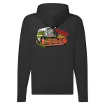 claas dominator čierna mikina na zips