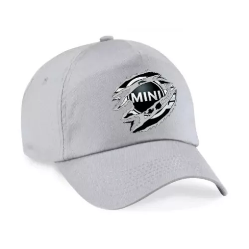 svetlo sivá látková mini baseball čiapka