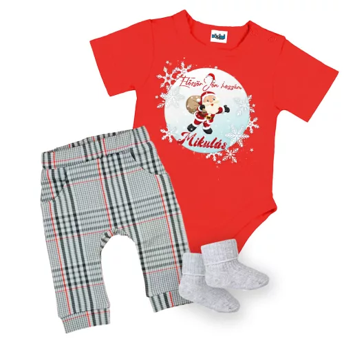 súprava body a nohavíc santa claus s krátkym rukávom sa ku mne dostáva prvýkrát