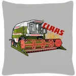 claas dominator sivá bavlnená plátna