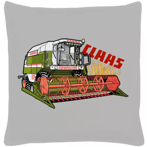 claas dominator sivá bavlnená plátna