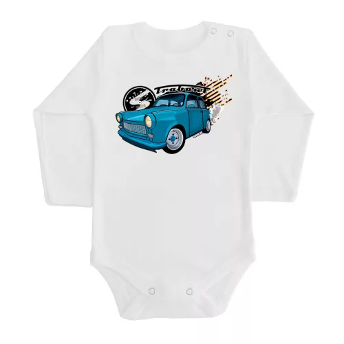 trabant 601 biely dlhý rukáv dojčenské telo