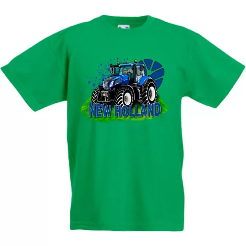 new holland detské tričko zelené