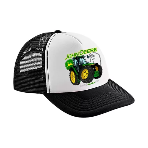 čierno biela ​​zelená traktor baseball čiapka