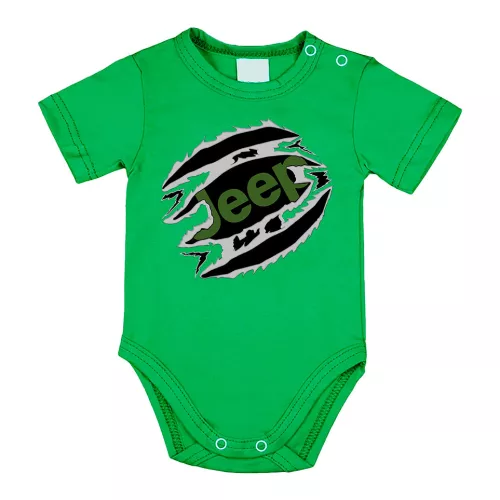 dojčanské body jeep zelená krátky rukáv