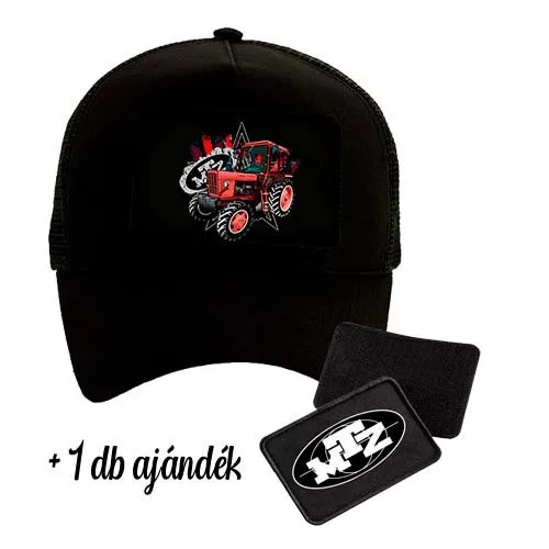 baseballová čiapka mtz 82 čierna výmenná nášatia