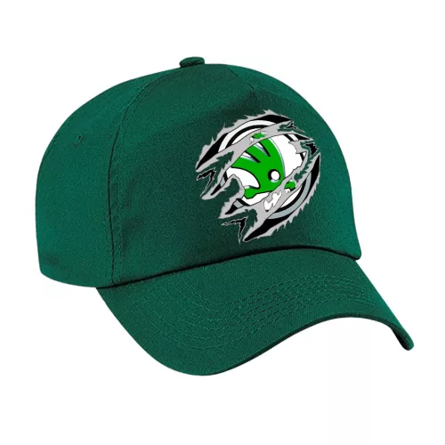 zelená látka skoda baseballová čiapka