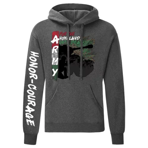 svetre s klokaními vreckami v army (tmavošedá)