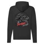 reaper roadster motorcycle mikina na zips, čierna