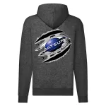 datsun mikina na zips tmavosivá