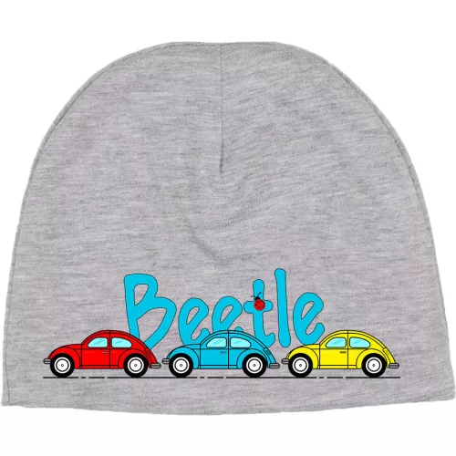 beetle dieťa čiapka  šedý