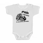 môj otec je najlepší vodič traktora....detské body dlhý rukáv