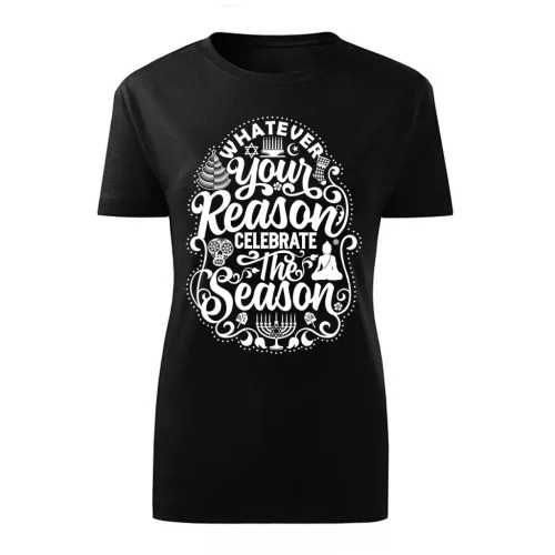whatever your reason…čierna dámske tričko