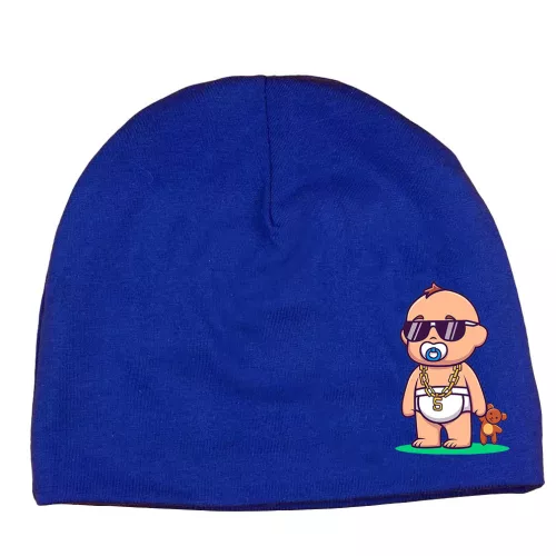 cool bábätká detská čiapka modrá