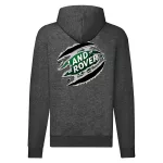 land rover zips tmavá šedá mikina
