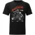hell rider motorcycle tričko čierne