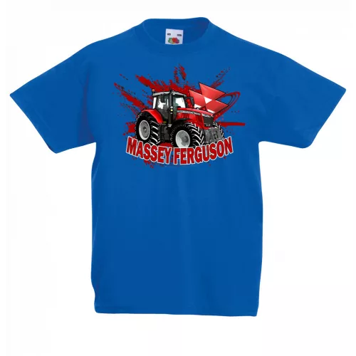 detské tričko massey ferguson modré