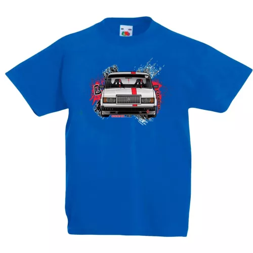 detské tričko lada 2107 modré