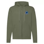 mikina na zips s logom new holland zelená