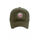 vymeniteľná šiltovka mg military zelená
