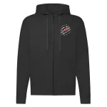 mikina isuzu na zips čierna