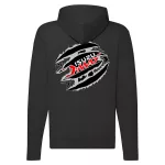 mikina isuzu na zips čierna