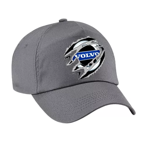 sivá látková čiapka volvo baseball