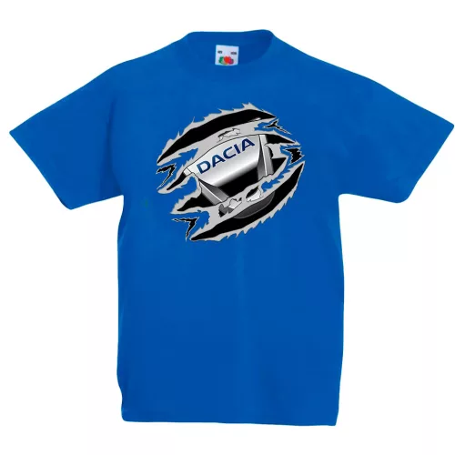 detské tričko dacia modré