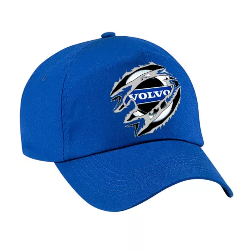 baseball čiapka volvo modrá látka