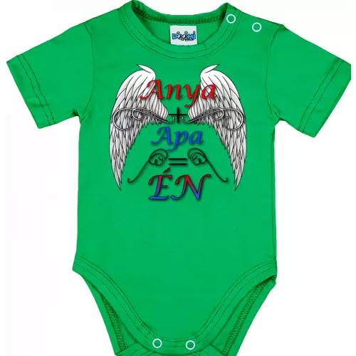 mama+otec=ja body pre bábätká zelené