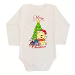 merry christmas body pre bábätká dlhý rukáv