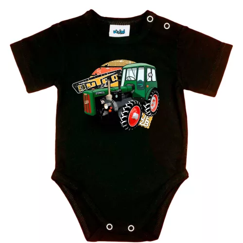 malý dutra (ue28) detské telo čierna krátky rukáv