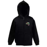 malý detský sveter dutra na zips - čierny