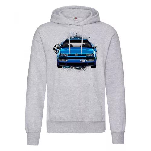 vw golf mk3 sveter s mikinou svetlo šedý