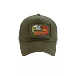 claas dominator army zelená vymeniteľná baseballová čiapka