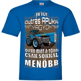 i'm a dutra dad kráľovské modré tričko