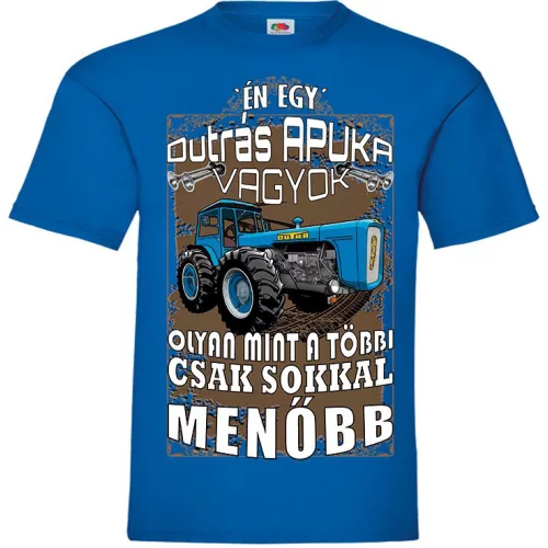 i'm a dutra dad kráľovské modré tričko