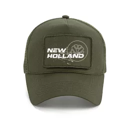 new holland zelená vymeniteľná baseball šiltovka