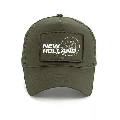 new holland zelená vymeniteľná baseball šiltovka