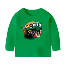   malý dutra (ue28) zelené detské tričko s dlhými rukávmi