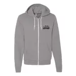 svetlo sivá sveter s kapucou na zips nový tvarovaný mtz