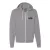svetlo sivá sveter s kapucou na zips nový tvarovaný mtz