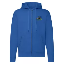 modrá mikina na zips new holland
